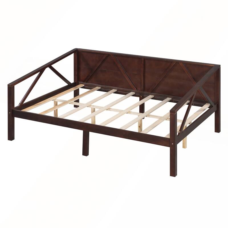 Full size Elegant MultiFunctional Daybed with Sturdy Storage Space