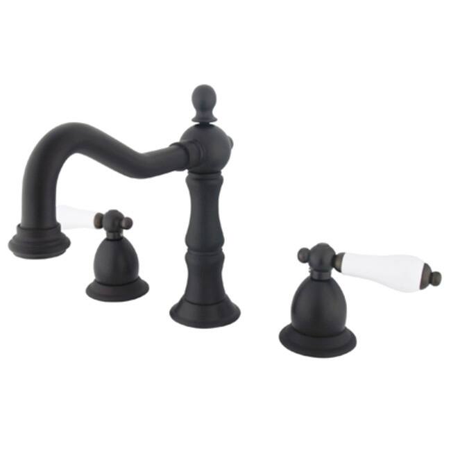 Elements Of Design Double Handle Widespread Bathroom Faucet with - Oil Rubbed Bronze