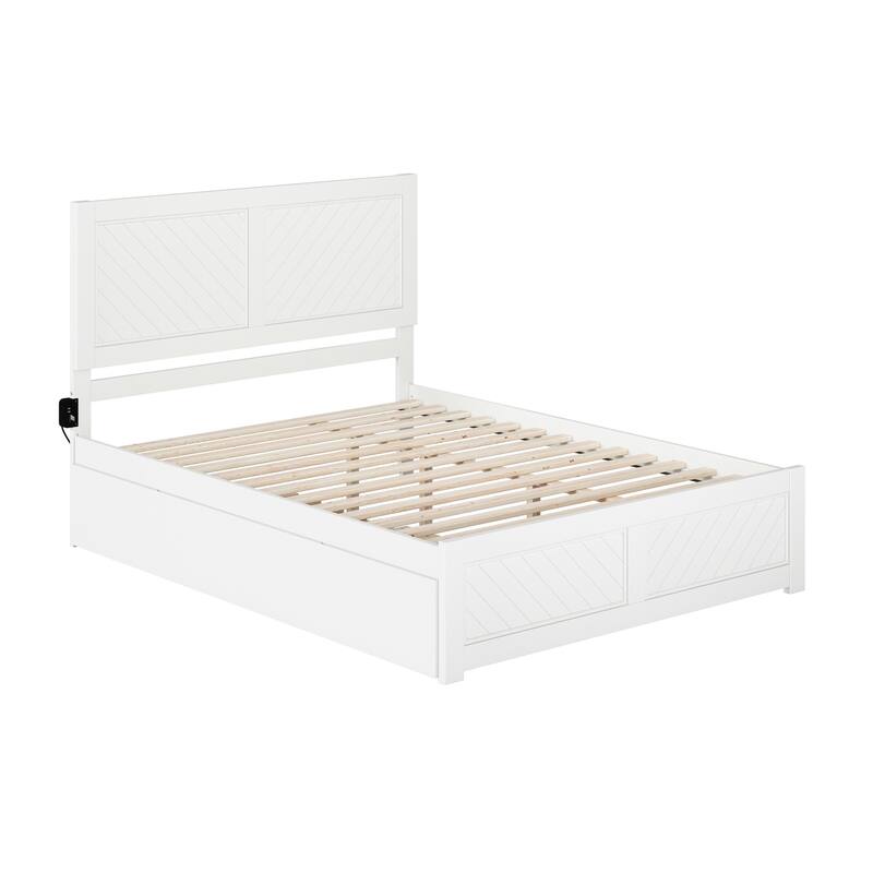AFI, Canyon Platform Bed with Matching Footboard & Trundle