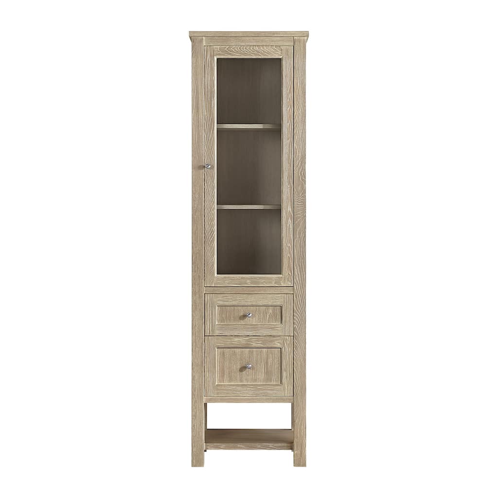 James Martin Vanities 330-LC Breckenridge 80" Ash Free Standing Linen