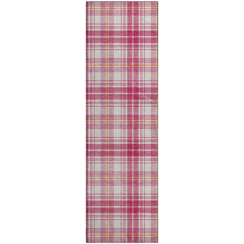 Premium Washable Super Soft Farmhouse Plaid Mayfield Rug