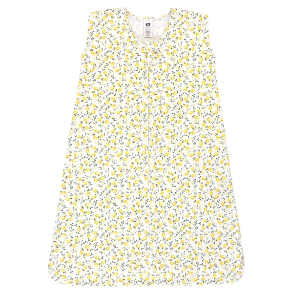 slide 1 of 1, Hudson Baby Infant Girl Cotton Sleeveless Wearable Sleeping Bag, Sack, Blanket, Yellow Flower 18-24 Months - Yellow Flower