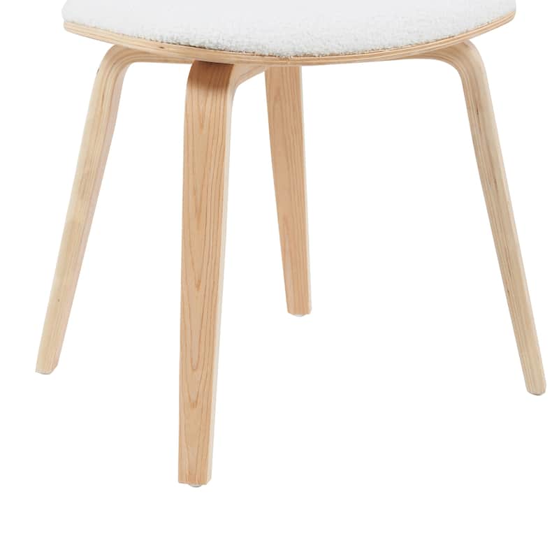 Carson Carrington Ladeplads Mid-century Modern Wood & Upholstered Dining Chair