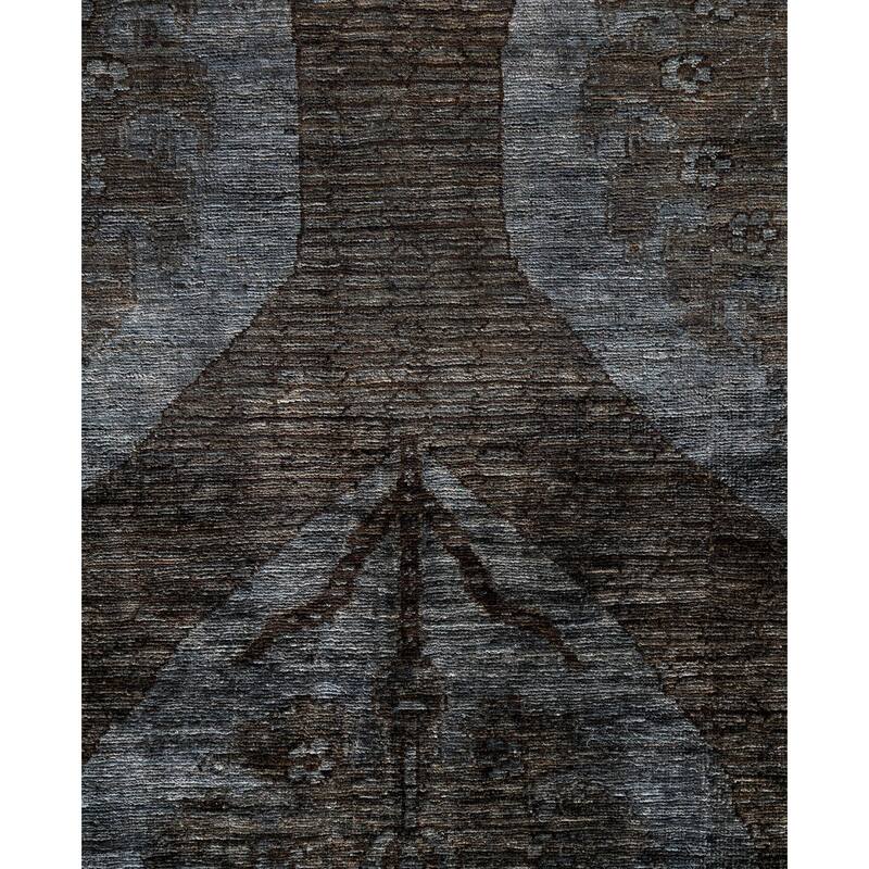 Overdyed One-of-a-Kind Hand-Knotted Area Rug - Brown - 11' 9" x 14' 5"