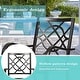 preview thumbnail 17 of 16, Outdoor Patio Stackable Dining Chairs Set of 4/6