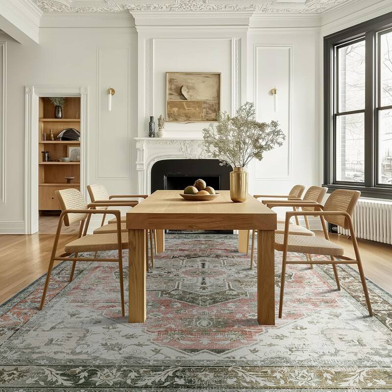 Bohemian Faux Cashmere Rug