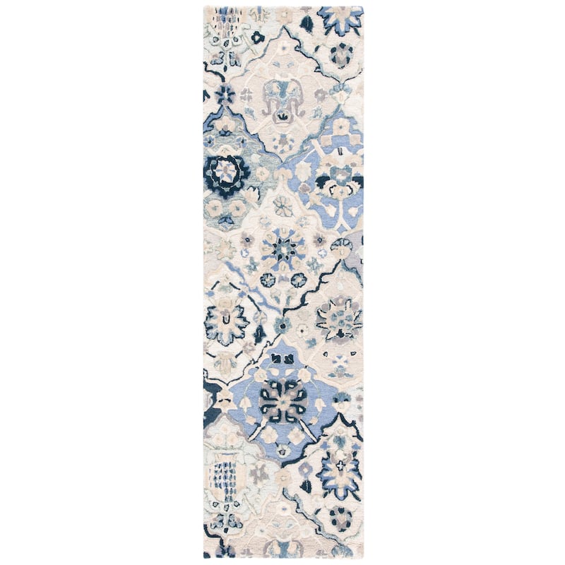 SAFAVIEH Handmade Glamour Noella Floral Wool Rug