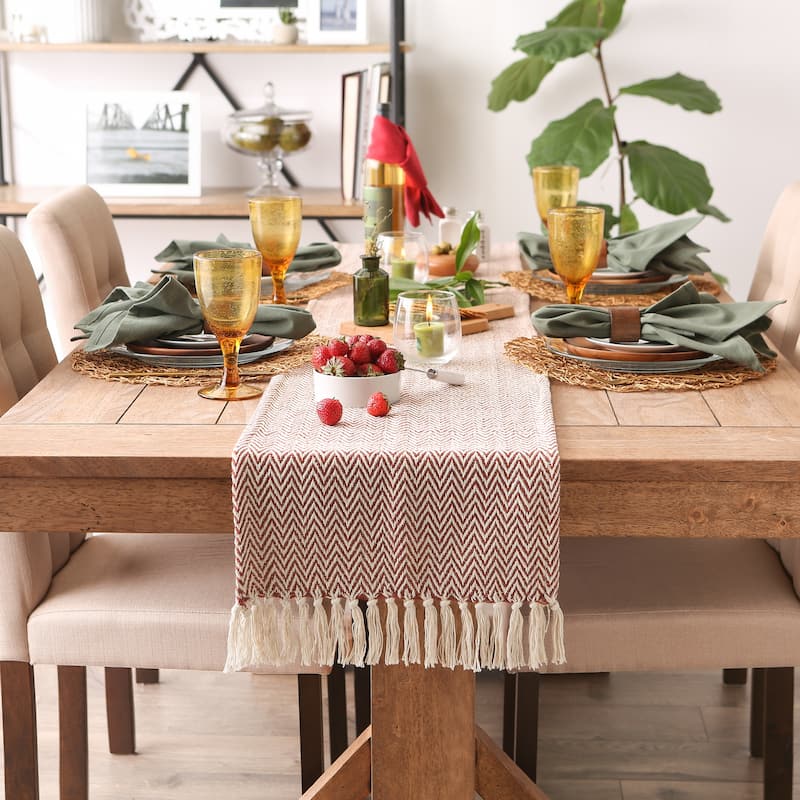 Chevron Handloom Table Runner