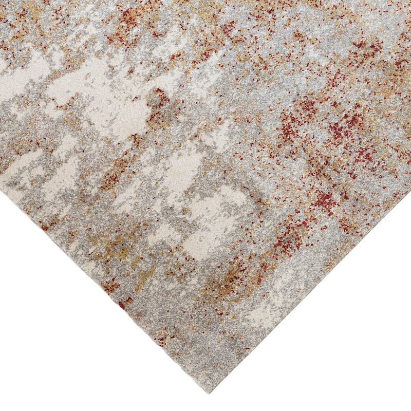 Yamanu Acy Abstract Polyester Area Rug