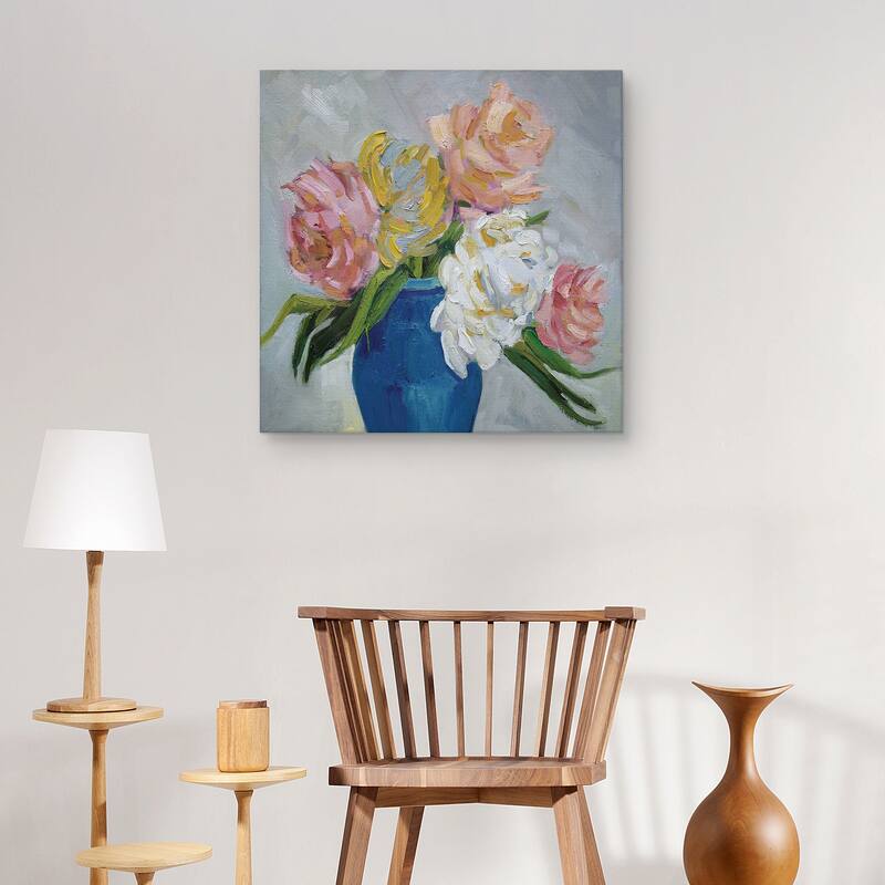Smell the Rose Crop REV by Alexi Fine Canvas Art Print