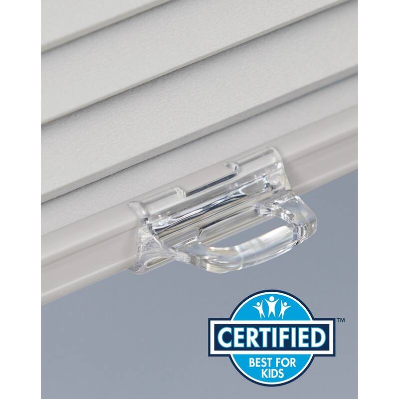 BlindsAvenue Cordless Blackout Cellular Honeycomb Shade, 9/16" Single Cell, White