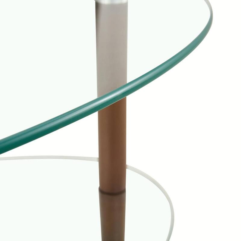 Oval Glass Coffee Table