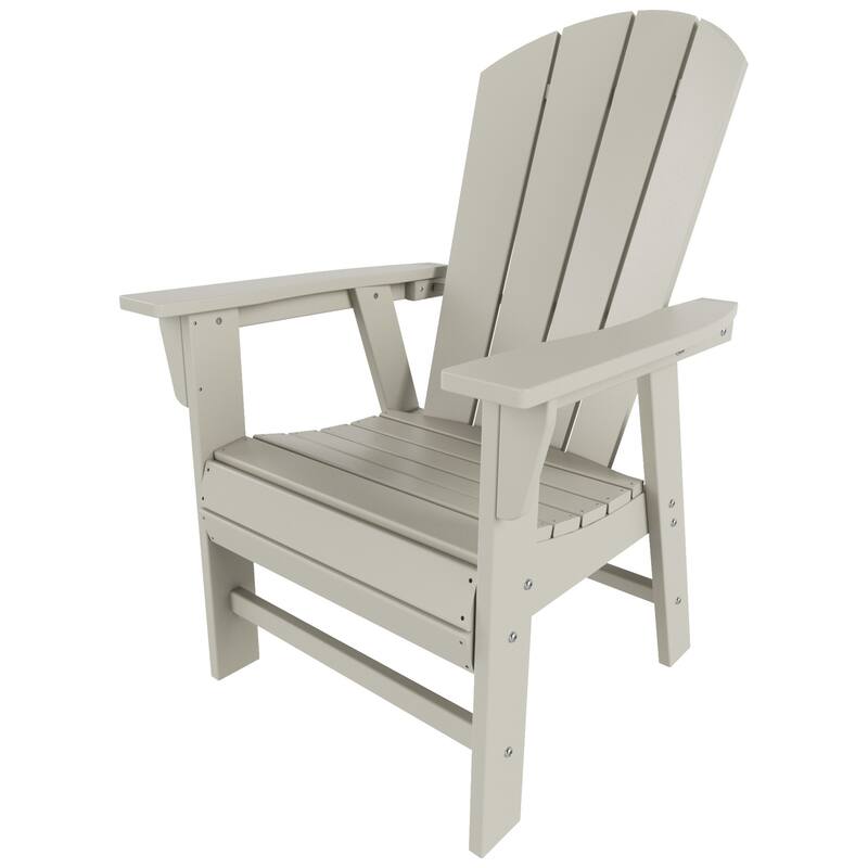 Polytrends Laguna Casual Upright Adirondack Chair (Set of 2)