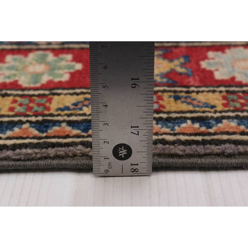 ECARPETGALLERY Hand-knotted Uzbek Ghazni Grey Wool Rug - 2'8 x 9'10