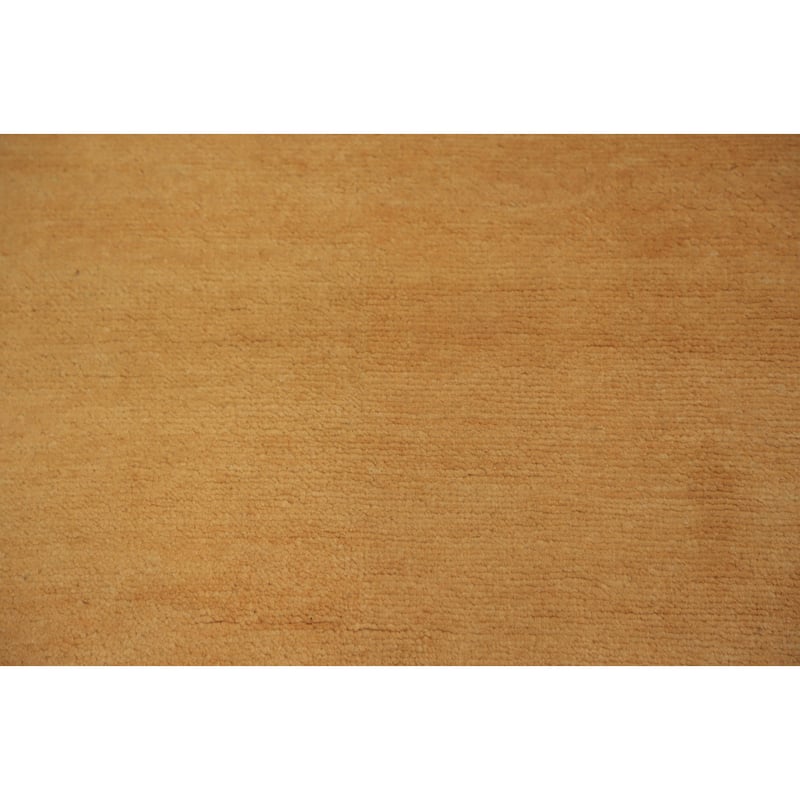 Vegetable Dye Geometric Gabbeh Turkish Area Rug Handmade Wool Carpet - 13' 4'' X 8' 0''