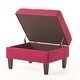 preview thumbnail 3 of 39, Zahra Tufted Fabric Storage Ottoman by Christopher Knight Home