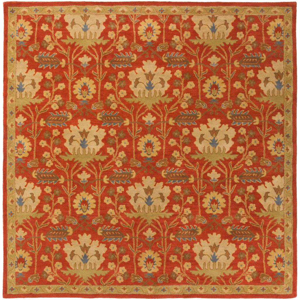 Copper Grove Mangamma Hand-Tufted Floral Wool Area Rug