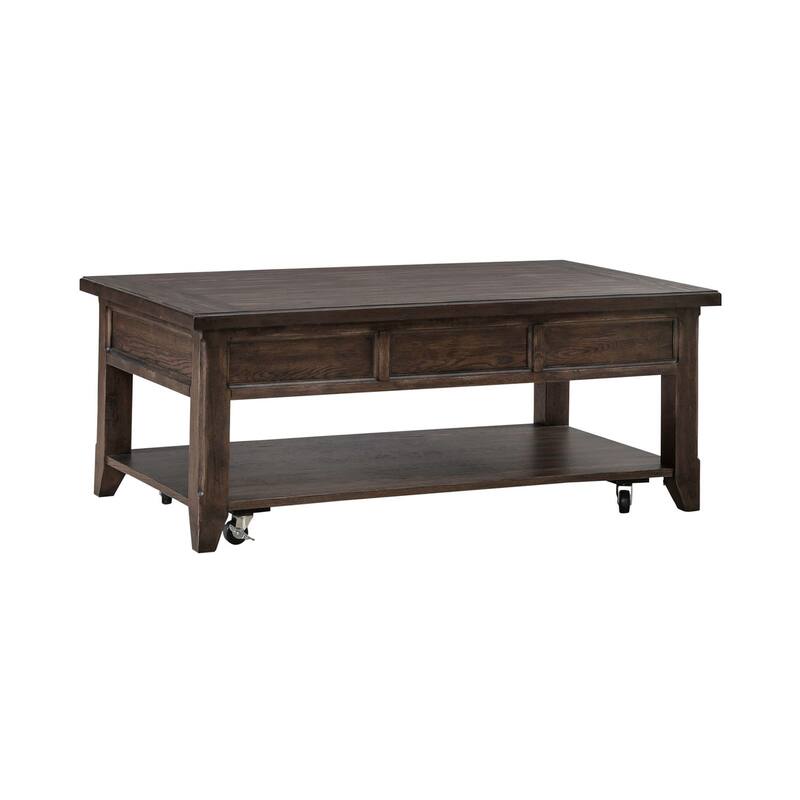 Paradise Valley Saddle Brown Lift Top Cocktail Table
