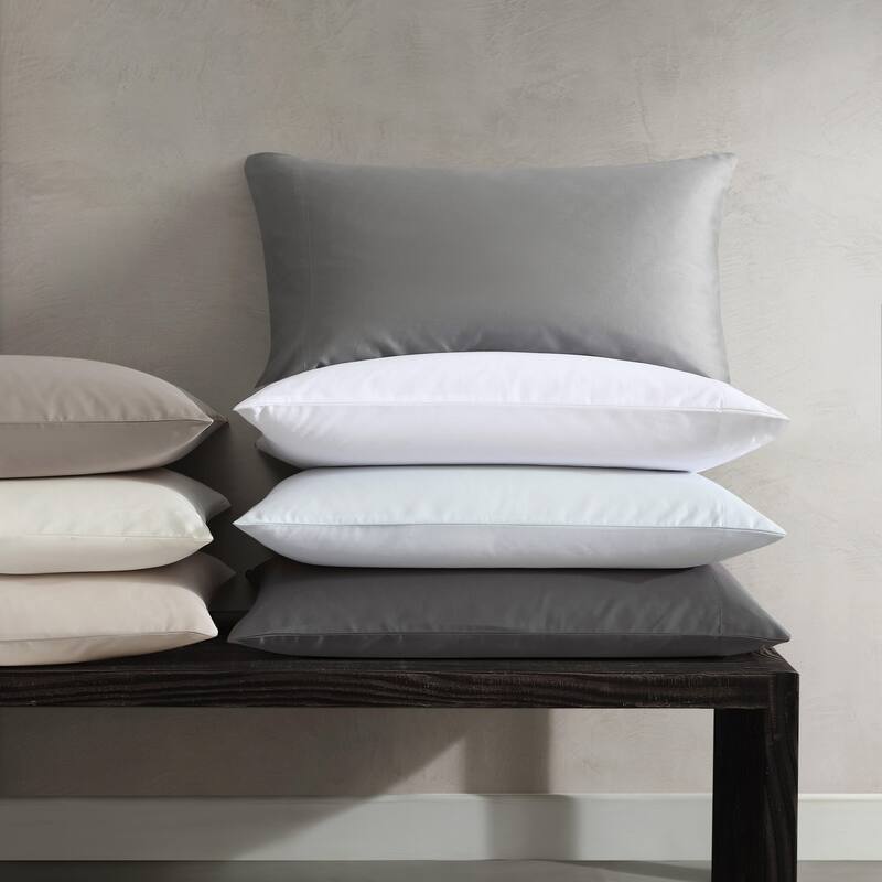 Vera Wang T800 Sateen Solid CVC Sheet Set