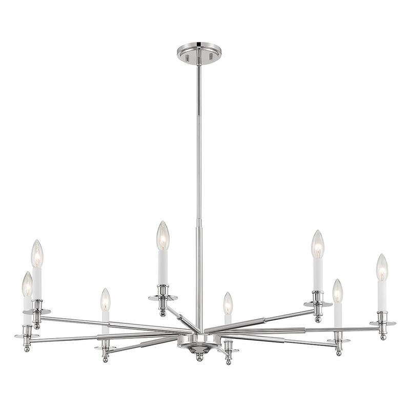 Savoy House 1-4412-8 Jasmine 8 Light 42" Wide Taper Candle Style