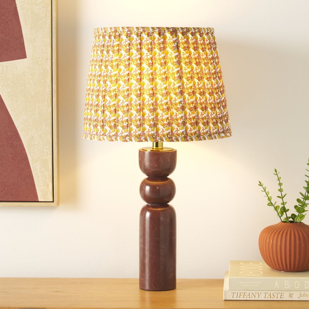 SAFAVIEH Couture Suraya, 24-inch, Marble Table Lamp - 14"W x 14"D x 24"H