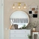preview thumbnail 129 of 151, Modern Vanity Lights Dimmable Bathroom Light Fixtures with Glass Shade