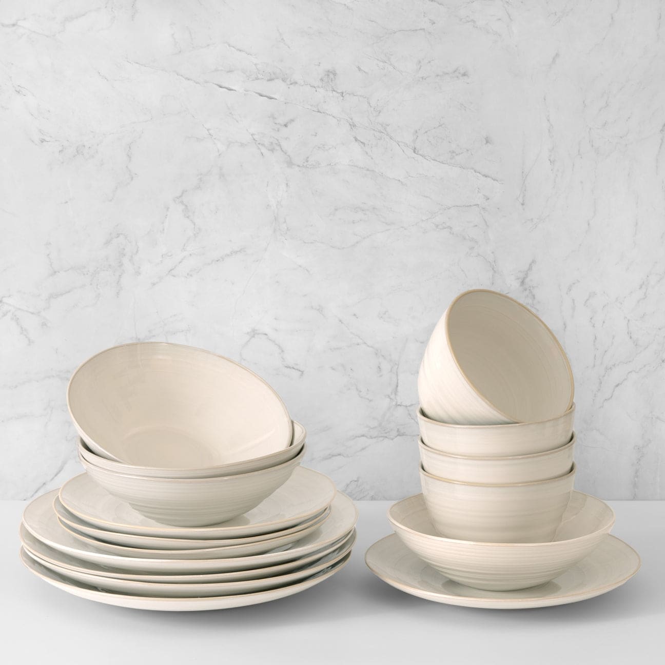 Ivory Stoneware Dinnerware Bed Bath Beyond