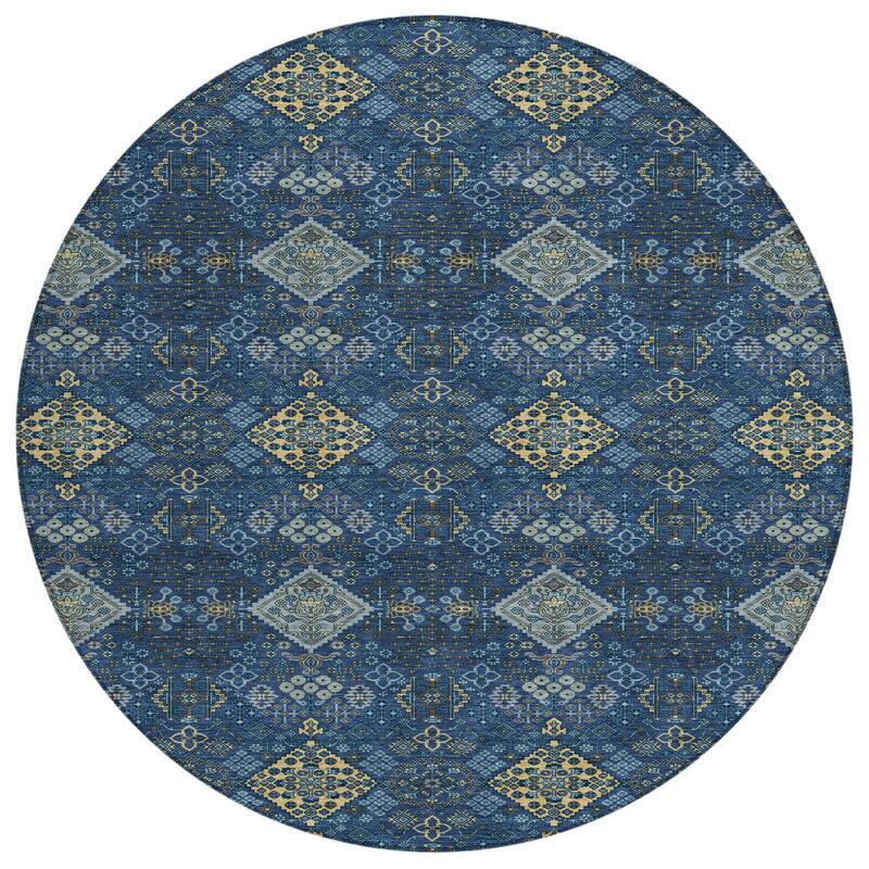 Machine Washable Indoor/ Outdoor Global Flory Chantille Rug