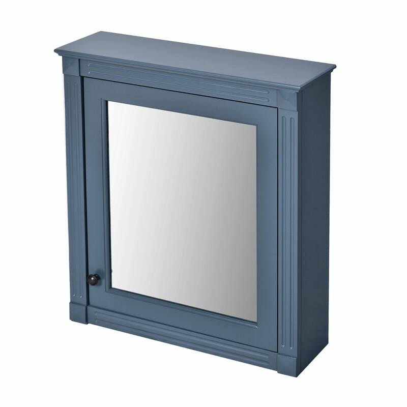 24" x 27" Wall-Mounted Medicine Cabinet with Mirror and Over-the-Toilet Space Saver Storage