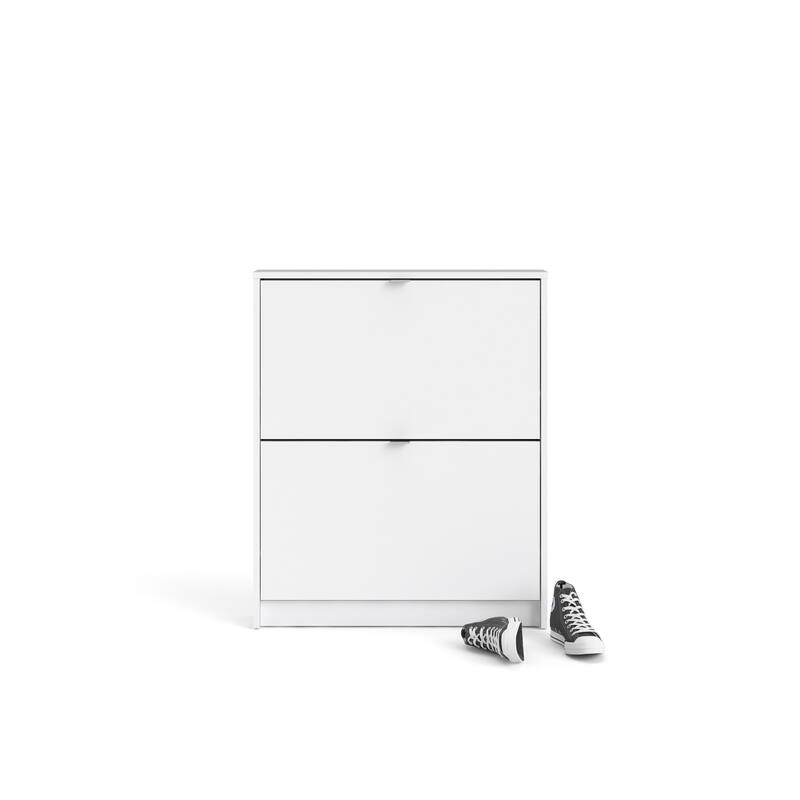 Porch & Den Cambria 2-Drawer Shoe Cabinet