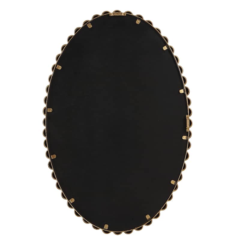 Uttermost 09875 Serna 20" W x 30" H Oval Framed Bathroom Mirror