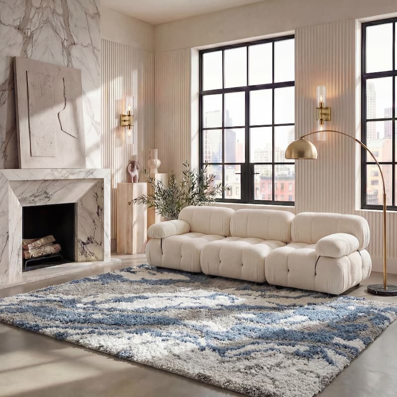SAFAVIEH Horizon Shag Remona 2.6-inch Thick Rug