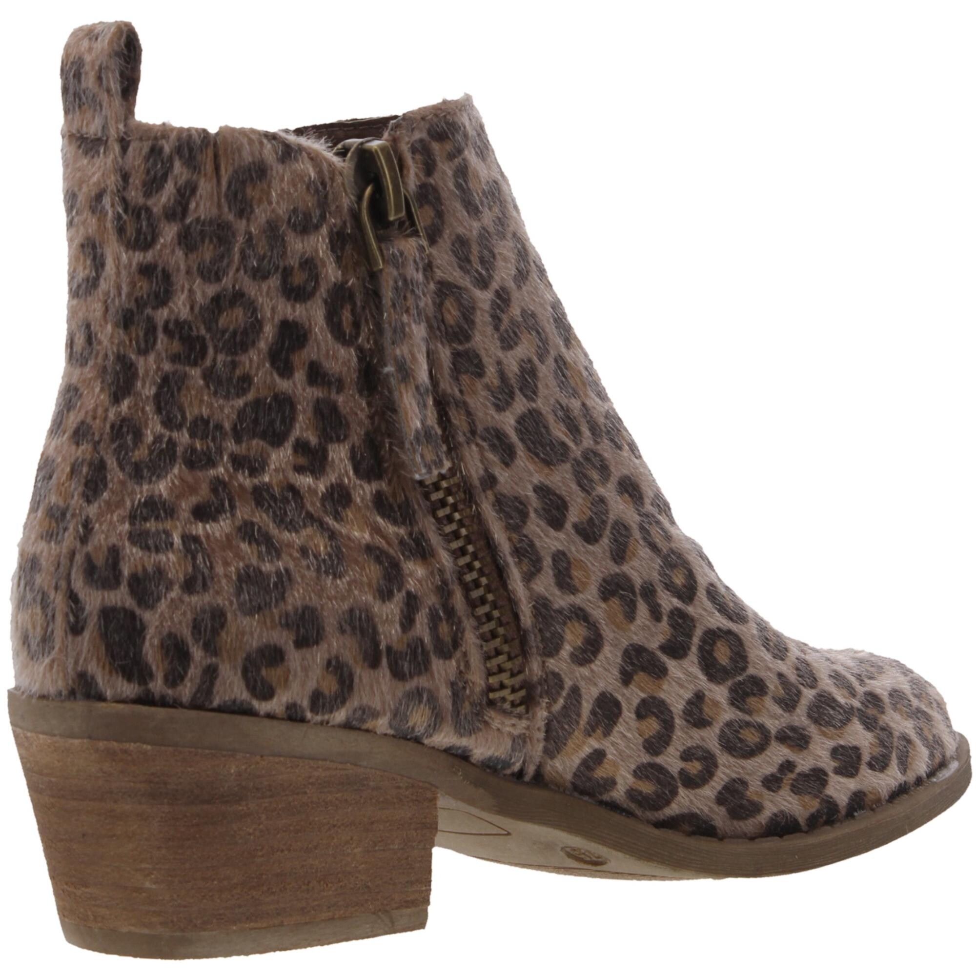 very g twinkle leopard booties