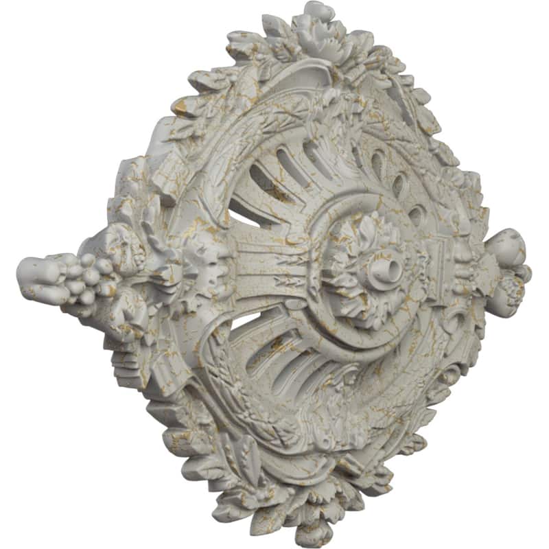 35 7/8"W x 22 1/2"H x 4 3/8"P Antonio Ceiling Medallion