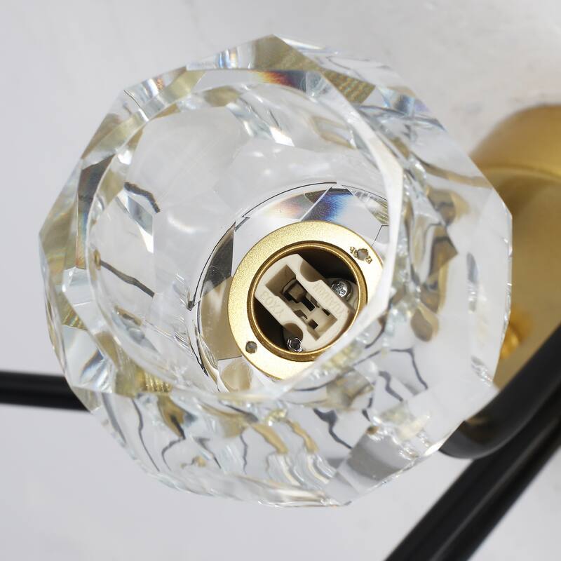 5-Light Semi Flush Mount Chandelier for Hallway Entryway Dining Room