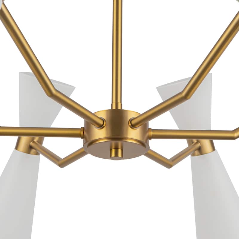 Alora Lighting CH574632 Blake 6 Light 32" Wide Chandelier