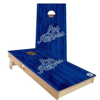 LA Vintage Baseball Outdoor Cornhole Board Set