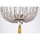 preview thumbnail 6 of 9, Sabina 14 Inch Bohemian Style Antique White Pendant Chandelier 3-Light