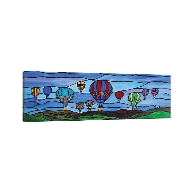 iCanvas "Hot Air Balloon Race" by Rachel Olynuk Canvas Print