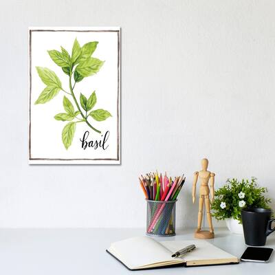 iCanvas "Watercolor Herbs I" by Grace Popp Canvas Print