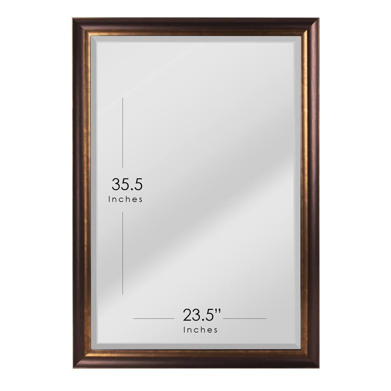 Head West Oil Rubbed Bronze Wall Mirror 28 X 40 On Sale Bed Bath