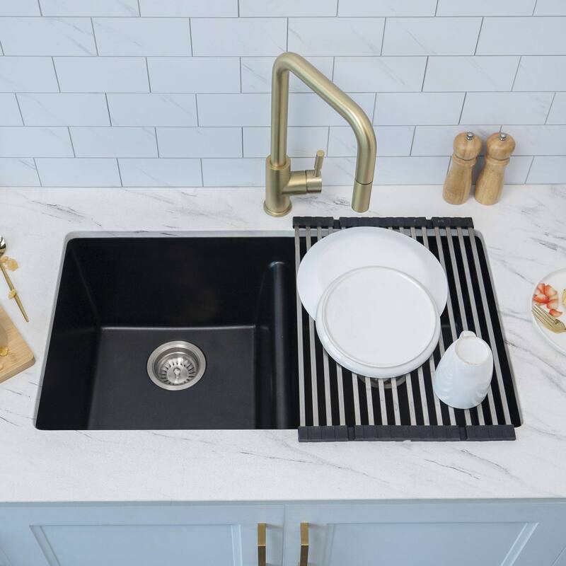 STYLISH 18" Multi-Purpose Foldable Drying Rack A-921BK - 17 3/4" x 13" x 3/8"