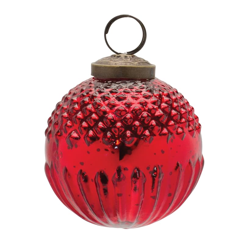 Mercury Glass Ball Ornament (Set of 6) Bed Bath & Beyond 37972347