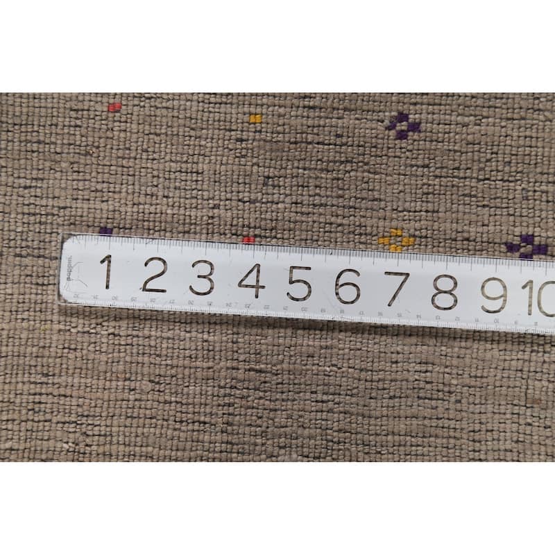 Gabbeh Indian Rug Hand-Knotted Wool Carpet - 8'5"x 9'8"