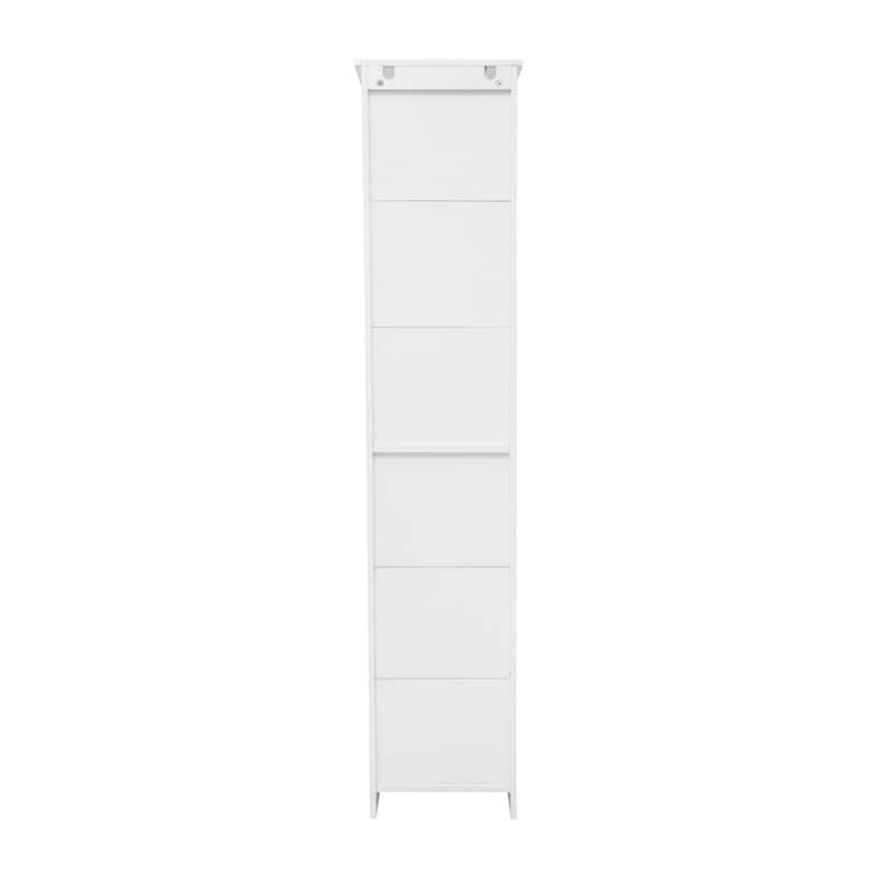 Freestanding Bathroom Storage Tall Linen Tower Storage Organizer