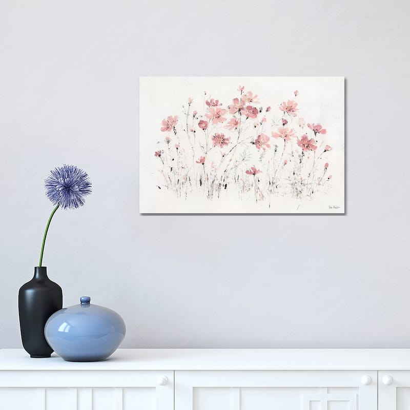 iCanvas "Wildflowers Pink I" by Lisa Audit Canvas Print - 12x18x1.5