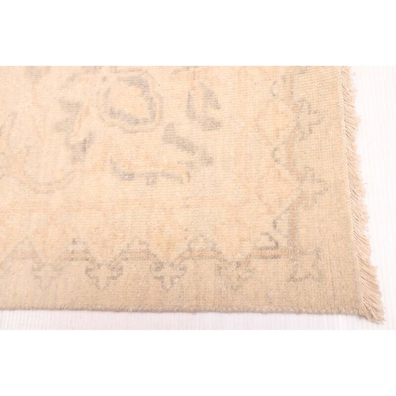ECARPETGALLERY Hand-knotted Modern Oushak Light Khaki Wool Rug - 8'3 x 9'10