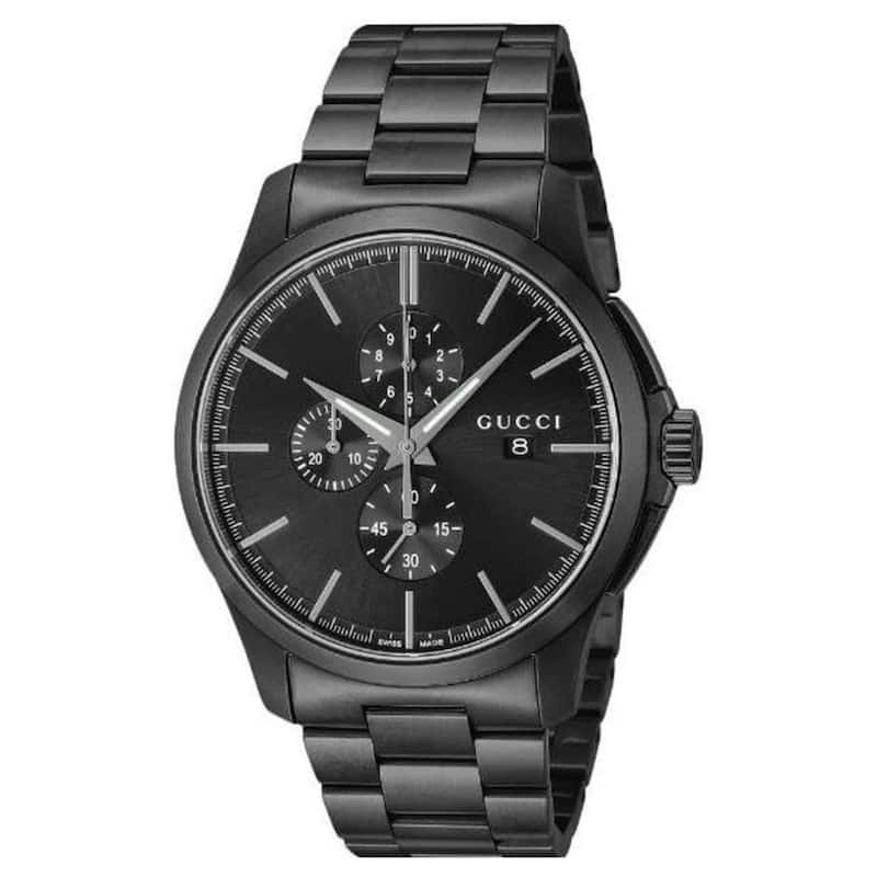 Gucci Men's Timeless Black Dial Watch - YA126274 - One Size