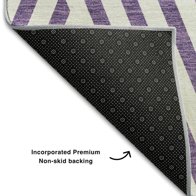 Premium Washable Super Soft Contemporary Geo Mayfield Rug