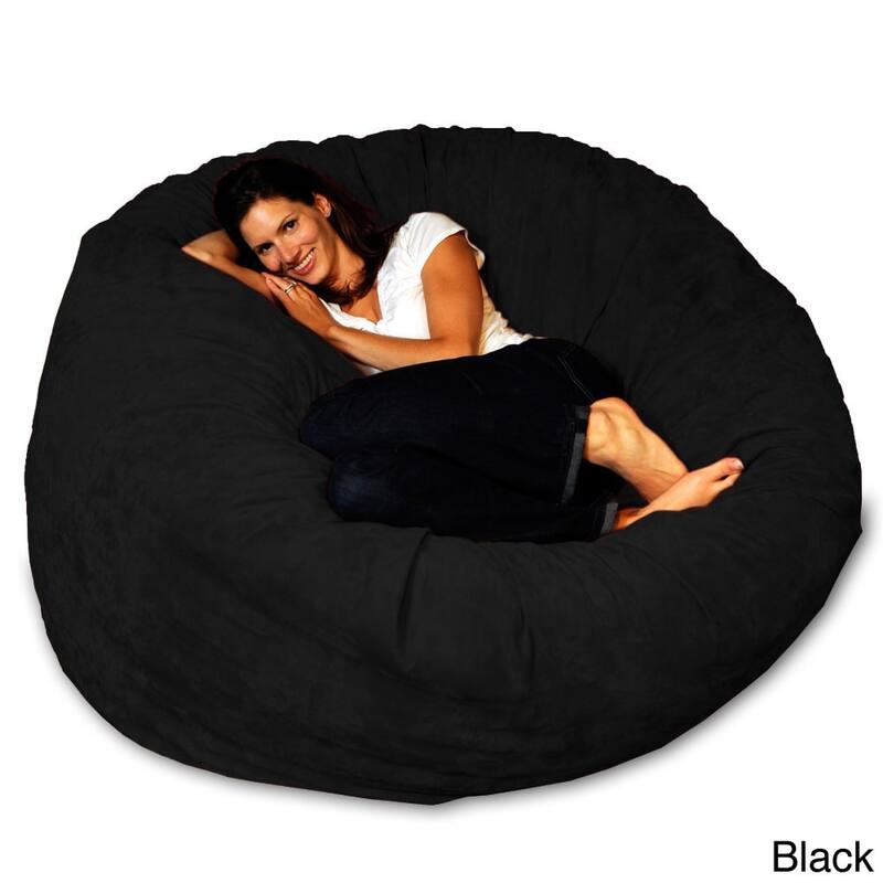 Bean Bag Chair 5-foot Memory Foam Removable Cover Bean Bags
